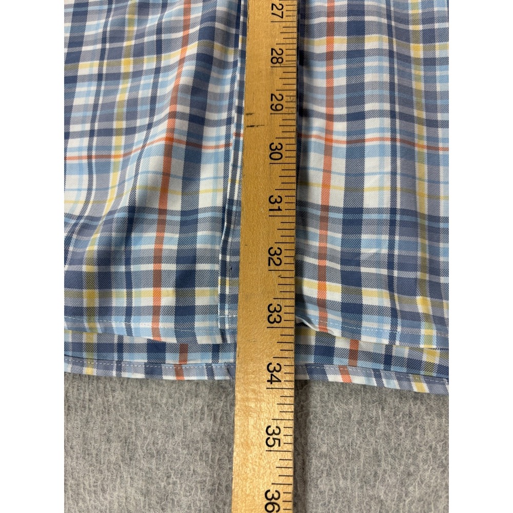 Vineyard Vines Slim Fit TUCKER Plaid Button Down Shirt (Men's Large) Blue - Picture 10 of 11